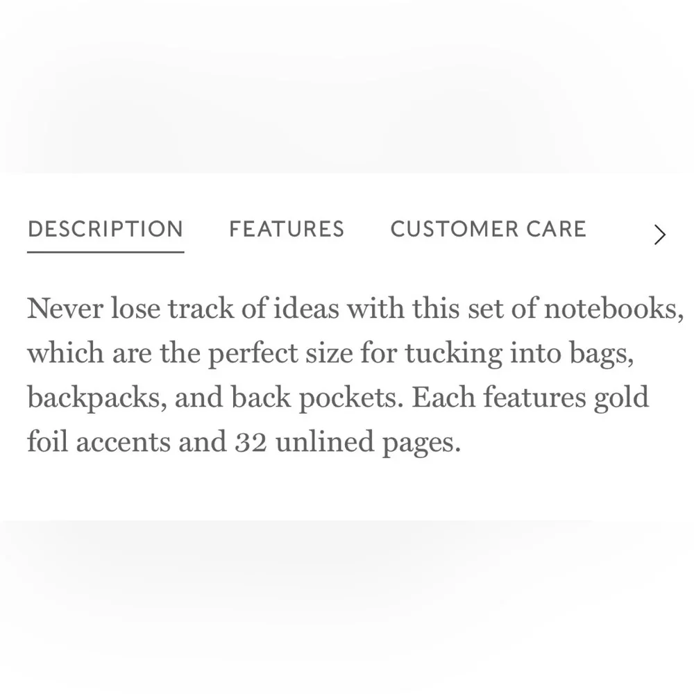 New! Rifle Paper Co. Pocket Notebooks & Pen - Picture 5 of 9